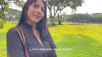 I found this Colombian woman and I took her to my apartment to give her what she deserved
